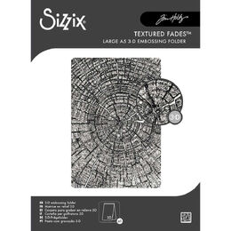 Tim Holtz Alterations 3D A5 Embossing Folder - Tree Rings (by Sizzix) SAL667258