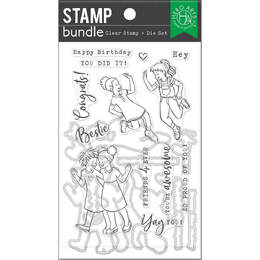 Hero Arts Clear Stamps and Dies - Besties SB366