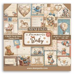 Stamperia Double-Sided Paper Pad 8"X8" 6/Pkg - Baby SBBMS001