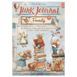 Stamperia Junk Journal Stickers, Cut-Outs, Backgrounds - Family SBJK11