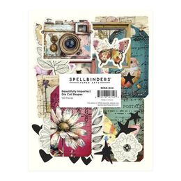 Spellbinders Die Cut Shapes - Beautifully Imperfect Collection - Beautifully Imperfect (110 pc) SCSE-024
