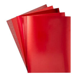 Spellbinders Treasured Cardstock 8 1/2"x 11 - Ruby Assorted (15 Sheets) SCSP-018