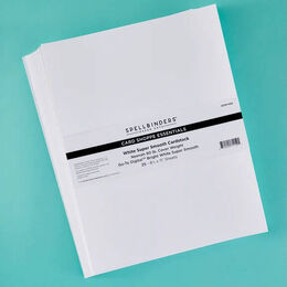 Spellbinders Cardstock Sheets 8.5 x 11" - White 80lb - 25 Pack SCSP-032