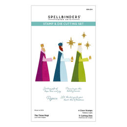 Spellbinders Clear Stamps & Die Set - Wonderland Collection - The Three Magi SDS-214