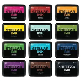 Simon Hurley create Stellar Foam Dye Ink Pad 12 Colours Bundle