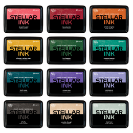 Simon Hurley create Stellar Foam Dye Ink Pad 12 Colours Bundle 2