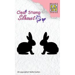 Nellie Snellen Clear Stamps Silhouette - Hare SIL030