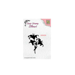 Nellie Snellen Clear Stamps Silhouet - Lilies SIL052