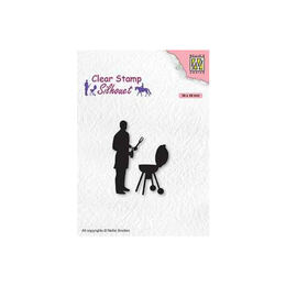 Nellie Snellen Clear Stamps Silhouettes - Barbecue SIL071