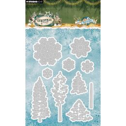 Studio Light Christmas Forest Dies - Trees and Snow