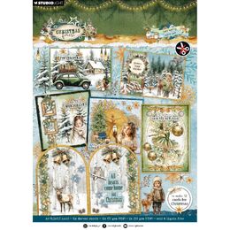 Studio Light Card Making Pad - Christmas Forest
