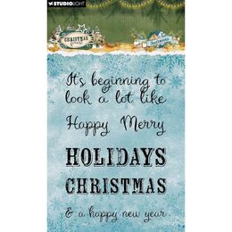 Studio Light Christmas Forest Clear Stamps - Sentiments
