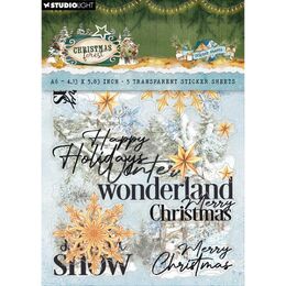 Studio Light Christmas Forest Transparant Stickers - Elements & Texts