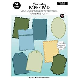 Studio Light Essentials Card Making Pad - Christmas Forest 105x148mm