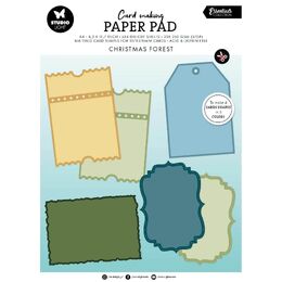 Studio Light Essentials Card Making Pad - Christmas Forest 127x178mm
