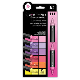 Spectrum Noir TriBlend - Floral Blends 6pc SN-TBLE-FLBL6