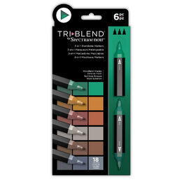 Spectrum Noir TriBlend - Woodland Shades 6pc SN-TBLE-WOSH6