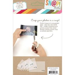 Simple Stories Snap! Photo Crops 5/Pkg - Square & Rectangle