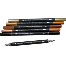 Spectrum Noir Metallic Markers 6/Pkg - Precious Metals SPECN-MM-MET6