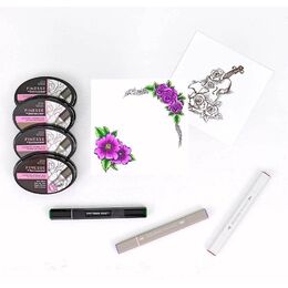 Finesse by Spectrum Noir Alcohol Proof Dye Inkpad - Available in 4 Colours