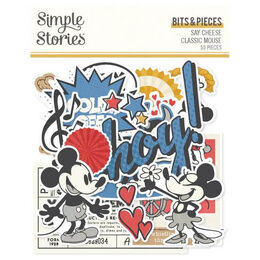 Spellbinders - Say Cheese Classic Mouse - Bits & Pieces (by Simple Stories) SS23418
