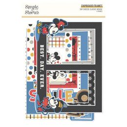 Spellbinders - Say Cheese Classic Mouse - Chipboard Frames (by Simple Stories) SS23422
