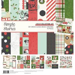 Spellbinders - Say Cheese Classic Mouse Christmas - Collection Kit (by Simple Stories) SS25200