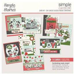 Spellbinders - Say Cheese Classic Mouse Christmas - Simple Cards Card Kit (by Simple Stories) SS25215
