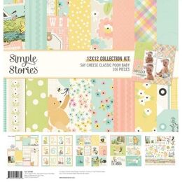 Spellbinders - Say Cheese Classic Pooh - Baby Collection Kit (by Simple Stories) SS25800