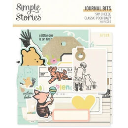 Spellbinders - Say Cheese Classic Pooh - Baby Journal Bits & Pieces (by Simple Stories) SS25827