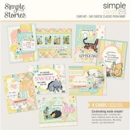 Spellbinders - Say Cheese Classic Pooh - Baby Simple Cards Card Kit (by Simple Stories) SS25836