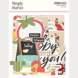 Spellbinders - Pink Lemonade Journal Bits & Pieces (by Simple Stories) SS26320