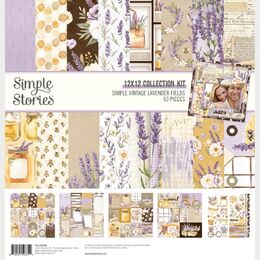 Spellbinders - Simple Vintage Lavender Fields Collection Kit (by Simple Stories) SS26400