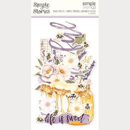 Spellbinders - Simple Vintage Lavender Fields Simple Pages Page Pieces (by Simple Stories) SS26433