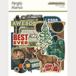 Spellbinders - Rustic Legend Chipboard Pieces (by Simple Stories) SS26618