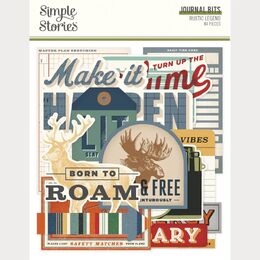 Spellbinders - Rustic Legend Journal Bits & Pieces (by Simple Stories) SS26620