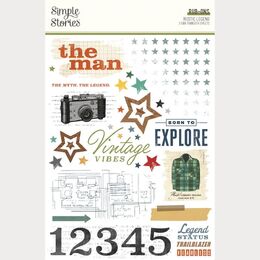 Spellbinders - Rustic Legend Rub Ons (by Simple Stories) SS26621