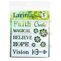 Lavinia Stencil - Words 1 ST035