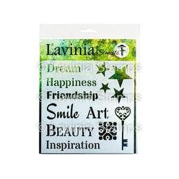 Lavinia Stencil - Words 2 ST036