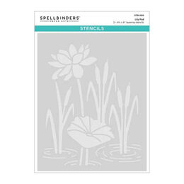 Spellbinders Stencil - Jump for Joy Collection - Lily Pad