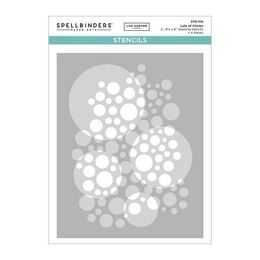 Spellbinders Stencil - All About Christmas Collection - Lots of Circles (by Lisa Horton) STN-106