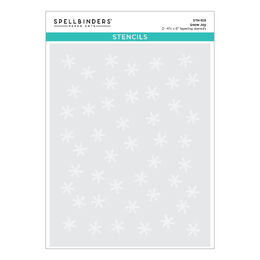Spellbinders Stencil - Snow Joy STN-109