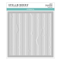 Spellbinders Stencil - Beautifully Imperfect Collection - Tattered Stripes STN-111