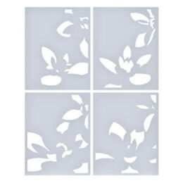 Spellbinders BetterPress Stencil - Layered Golden Bloom - January 2026 Add-On STN-123