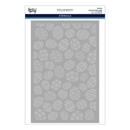 Spellbinders Stencil - Layered Ornate Eggs (by Simon Hurley) STN-124