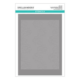 Spellbinders BetterPress Society Stencil - Layered Radiant Blooms - February 2026 Add-On STN-125