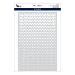 Spellbinders Stencil - Layered Cascading Dots (by Simon Hurley) STN-131