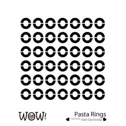 Wow! Embossing Stencil - Pasta Rings (by Katerina Dachovska)