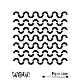Wow! Embossing Stencil - Pipeline (by Katerina Dachovska)