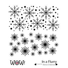 Wow! Embossing Stencil - In A Flurry (by Marion Emberson)